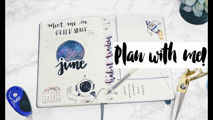 Bullet Journal | June Plan with me!