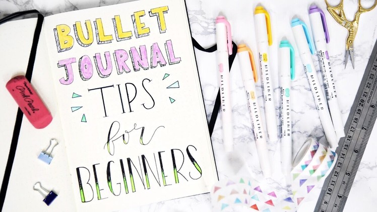 Bullet Journaling Tips for Beginners + (CLOSED) GIVEAWAY ft. AmandaRachLee | Bujo 101 | Miss Louie