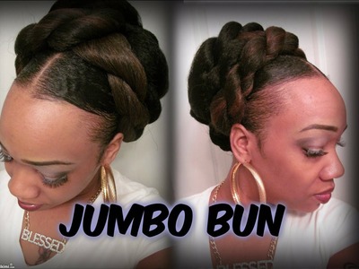 "Candyboo Cinna Jumbo  Bun  . (hair tutorial)