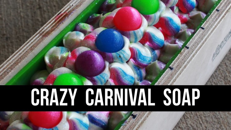 Crazy Carnival Soap ( + Testing Neons) | Royalty Soaps
