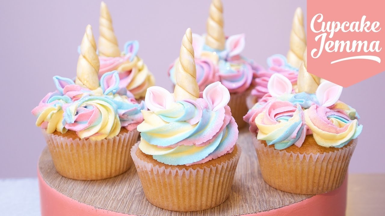 Cute Unicorn Cupcakes Drawing Best Cake Photos