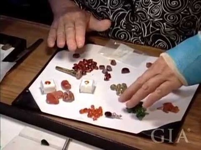 Cutting Garnet With Meg Berry by GIA
