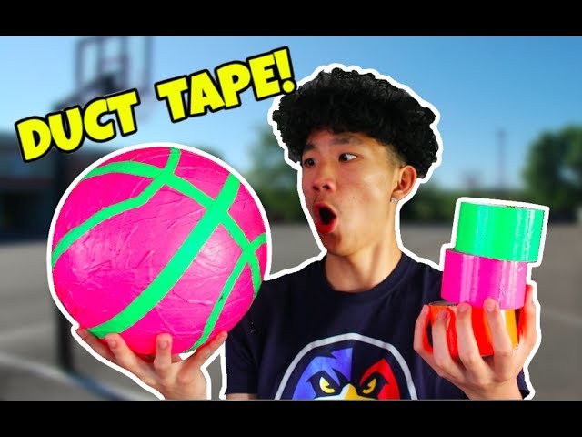 DIY DUCT TAPE BASKETBALL EXPERIMENT!!! (1,000 Layers)