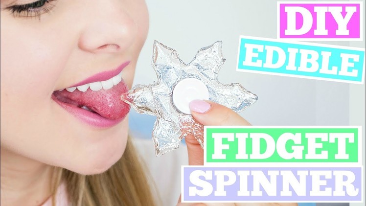 DIY Edible Glass Fidget Spinner Tested !