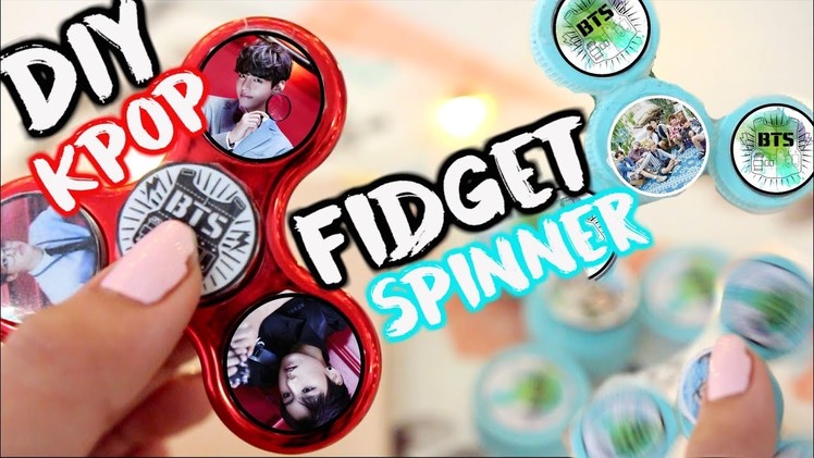 DIY K-POP FIDGET SPINNER (BTS) | OnlyKelly