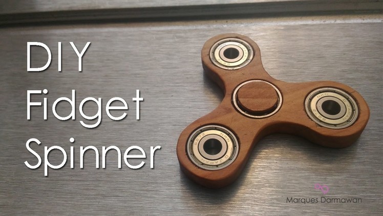 DIY wood Fidget Spinner - membuat Fidget Spinner dari kayu - Woodworking Eps 7