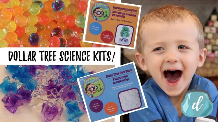 Dollar Tree Science Kits! | Orbeez, Crystals, & Slime-y Stuff