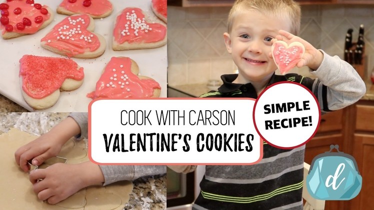 EASY Valentine's Cookies with Carson! ????