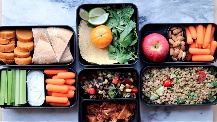 Easy Vegan Lunch Ideas for School or Work. Bento Box Edition