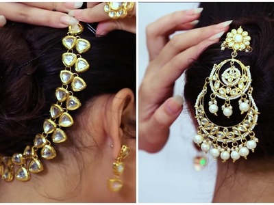 Glam Up Your Hair Bun With Jewellery | Wedding Guest Hairstyles - POPxo