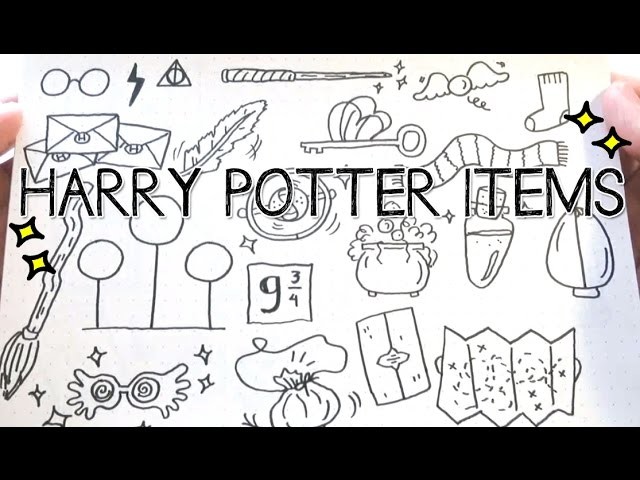 Harry Potter Item Doodles | Doodle with Me