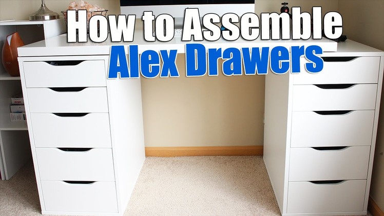 How to Build IKEA Alex Drawers (Build IKEA Furniture)