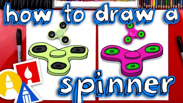 How To Draw A Fidget Spinner