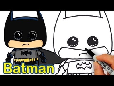 How to Draw Batman Cute and Easy