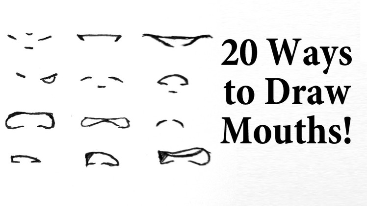 How to Draw Manga Mouths