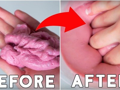 HOW TO FIX AN OLD.HARD SLIME! OLD SLIME LIKE NEW! STRETCHY AND SOFT!ANITA STORIES