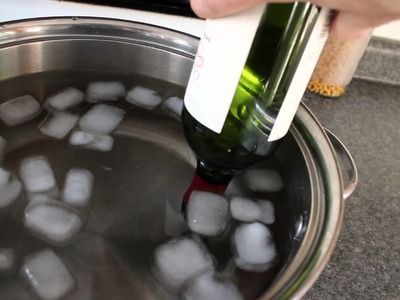 How to Make a Bottleneck Slide - Easy - Cutting Glass Wine Bottles