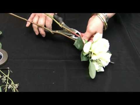 How To Make A Corsage For Mothers Day Using Real Touch Flowers