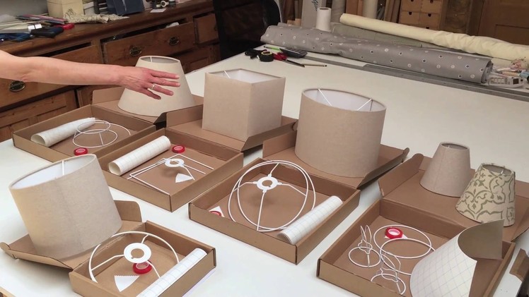 How to make a Lampshade from a kit - Professional Tips