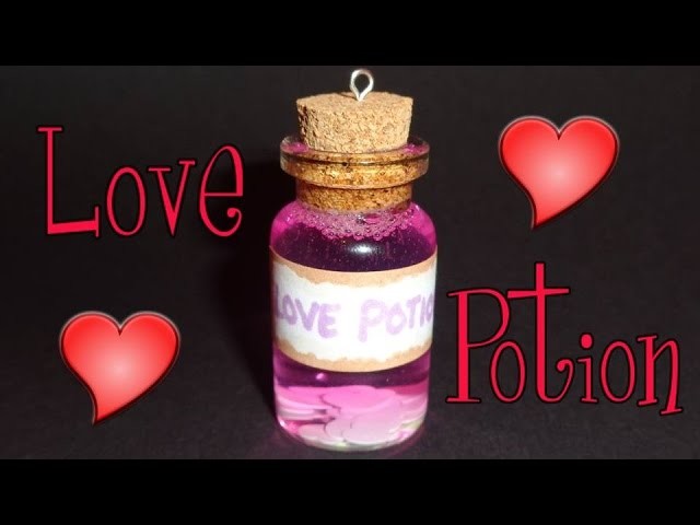 How to Make a Love Potion Miniature Bottle Charm