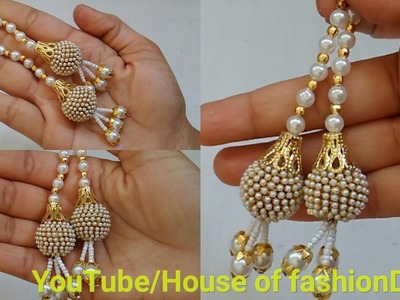 How To Make Blouse Hangings At Home. !!