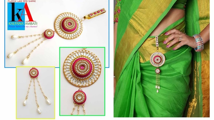 How to make Silk Thread Waist Chain || Silk thread Belly Chain || Wedding jewelry