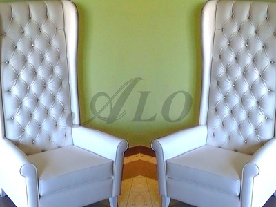 HOW TO UPHOLSTER A CHAIR WITH A TUFTED STYLE BACK - ALO Upholstery