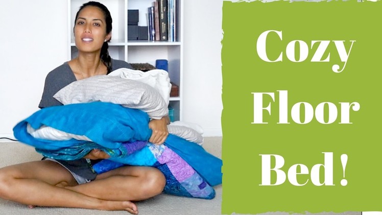 How We Sleep on the Floor - Minimalist Floor Bed Setup