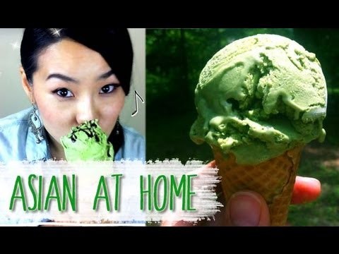 Ice Cream : Green Tea Ice Cream : Homemade Ice Cream (Ice Cream Recipe) : Asian at Home