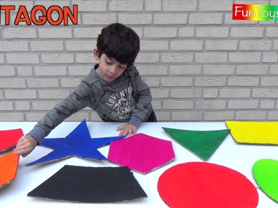 Learn Shapes for Children and Toddlers | Learn Colors for Kids with Shapes Educational Video