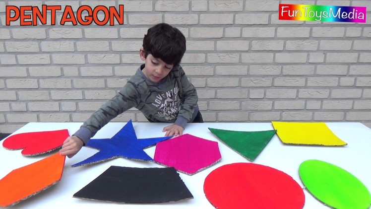 Learn Shapes for Children and Toddlers | Learn Colors for Kids with Shapes Educational Video