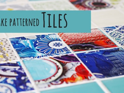 Make your own patterned tiles