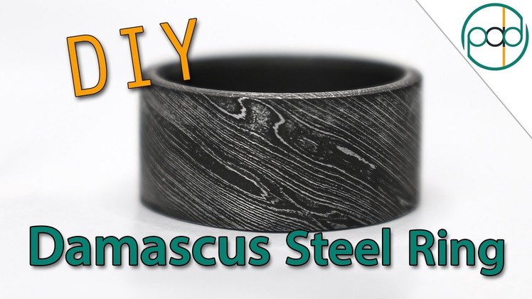 Making a Damascus Steel Wedding Ring