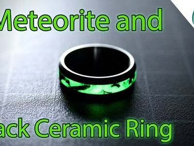 Making a Glowing Meteorite and Black Ceramic Wedding Ring