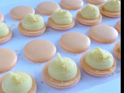 Mango French Macarons No Resting Needed by Cupcake Savvy's Kitchen