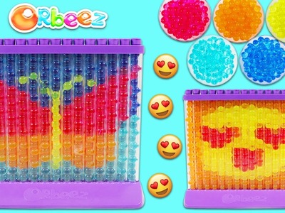 ORBEEZ Arts and Crafts Playset! Make Your Own Emoji Heart Eyes, Butter Fly Shapes and More!
