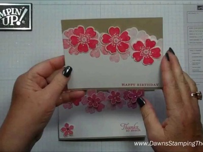 Petite Petals card with Dawn