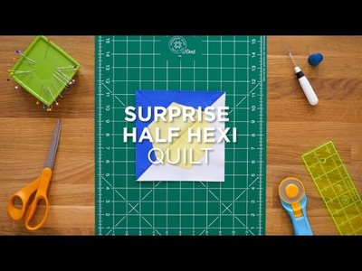 Quilt Snips Mini Tutorial - Surprise Half Hexi