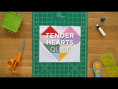 Quilt Snips Mini Tutorial - Tender Hearts Quilt Block