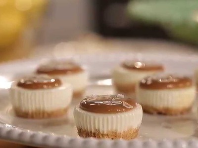 Salted Caramel Cheesecake Minis Recipe | PHILADELPHIA Cream Cheese