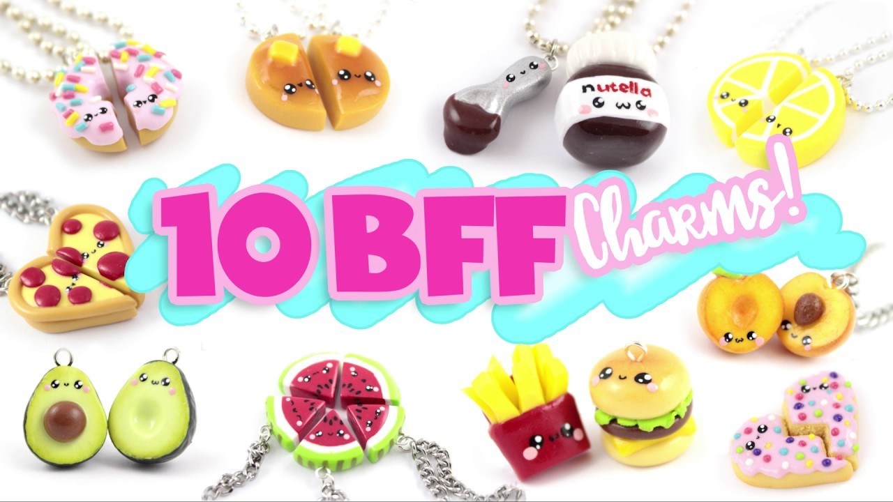 10 FOOD BFF DIY’s - Polymer Clay Compilation