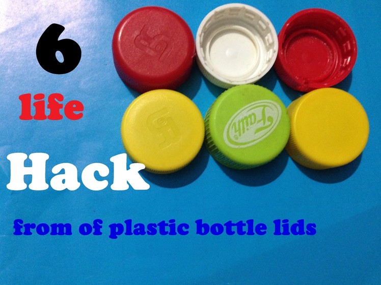 6 life hack can be made out of plastic bottle lids