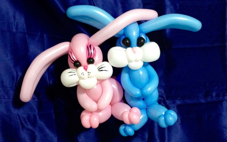 Adorable Easter Bunnies Balloon Twisting