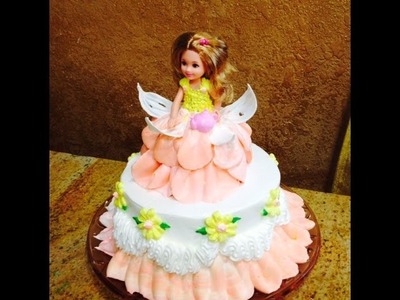 Barbie Doll Cake- Mini Fairy- Cake Decorating- buttercream