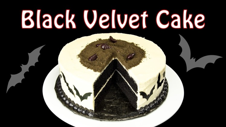 Black Velvet Cake Part 1 - Halloween Cake by Cookies Cupcakes and Cardio