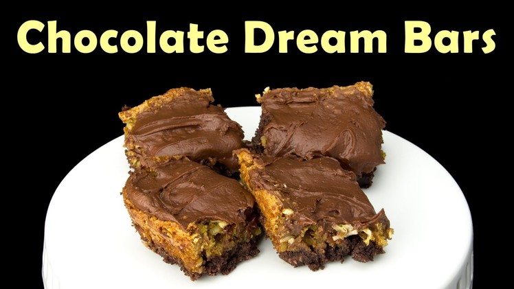 Chocolate Dream Bars: Baking with My Mom from Cookies Cupcakes and Cardio