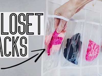 CLOSET HACKS! | How To Organize Your Closet!