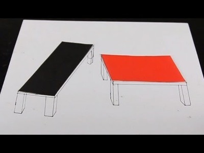 Crazy Tables Optical Illusion!