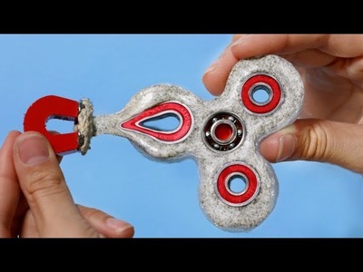 DIY Magnetic Slime Fidget Spinner!