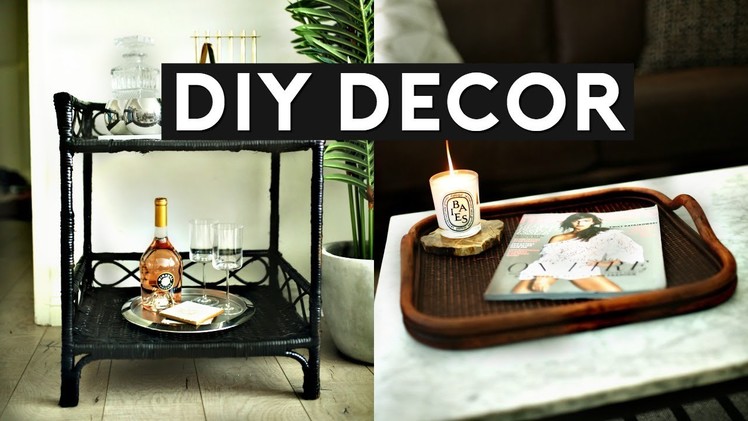 DIY ROOM DECOR | THRIFT STORE FLIP & UPCYLE! INEXPENSIVE ROOM DECORATIONS!